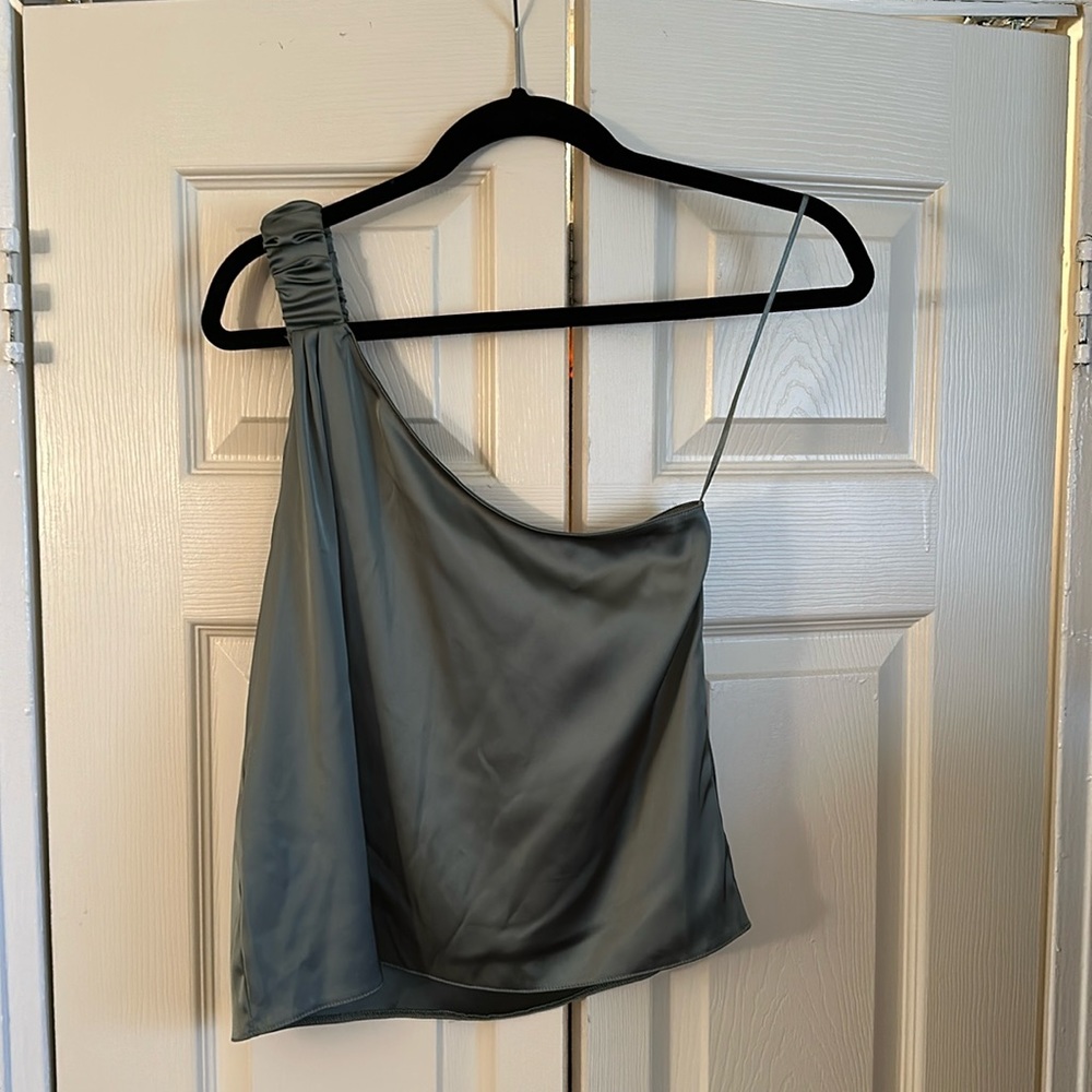 Zara one shoulder blouse